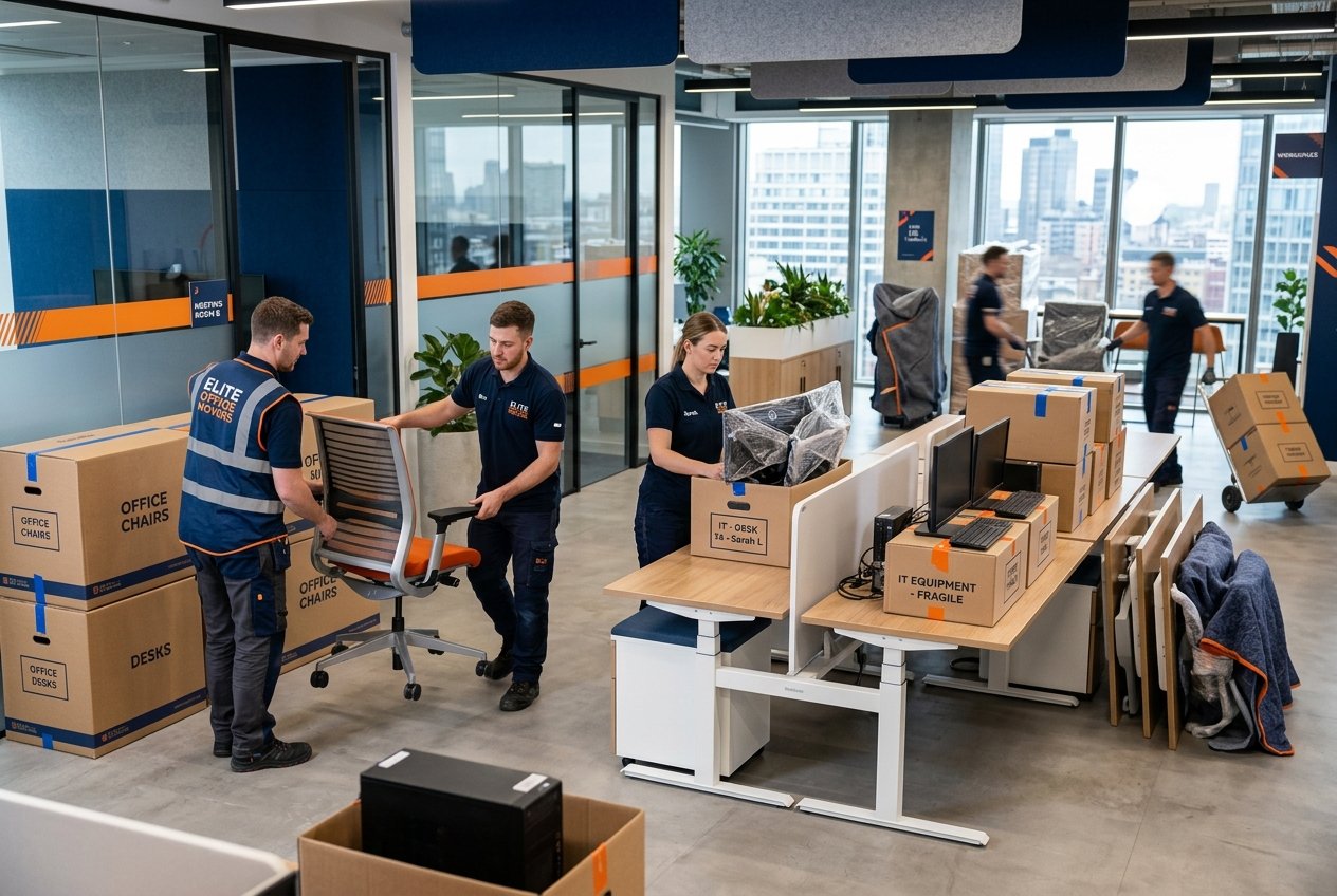 Professional office equipment relocation services
